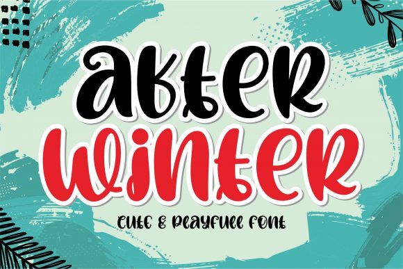 After Winter: The Quirky Display Font That Brings Sweetness to Creative Projects