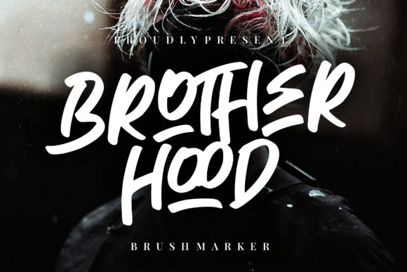 Brotherhood: The Brushed Display Font for Modern Creators