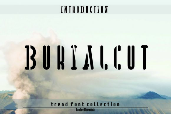 Buriacut: The Casual Display Font for Personalized Crafting
