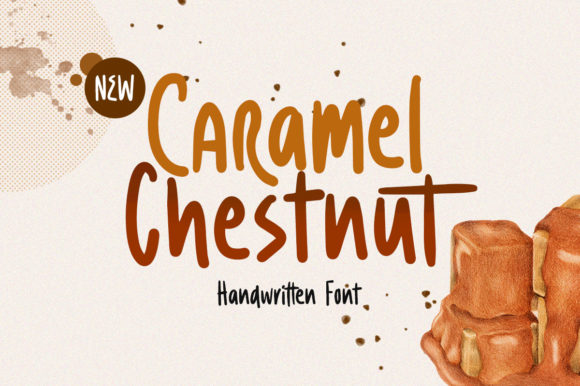 Caramel Chestnut: The Quirky Display Font for Bold Branding