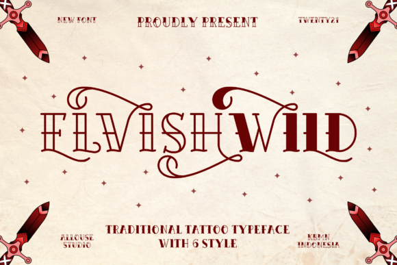 Elvishwild: A Genuine Display Font for Sophisticated Design