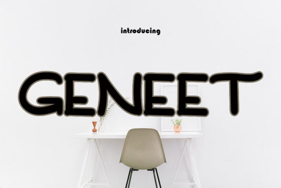 Geneet: The Sharp Display Font Redefining Visual Communication for Modern Creators