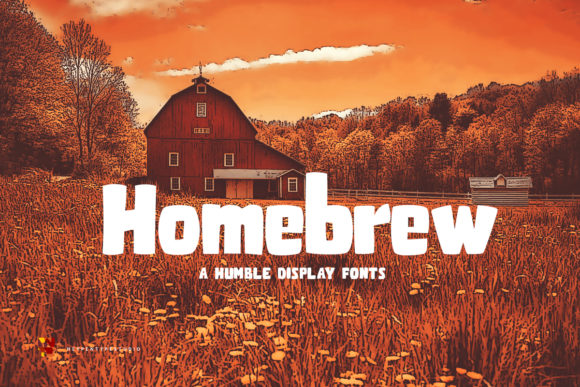 Homebrew: A Bold Display Font for Organic, Sophisticated Design