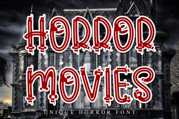 Horror Movies: A Jolly Twist on Display Typography