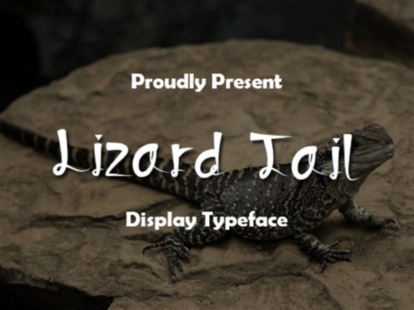 Lizard Tail: The Quirky Display Font for Modern Designers