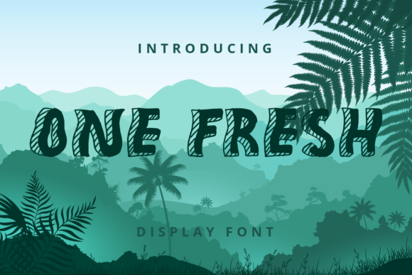 One Fresh: The Joyful Font for Creative Projects