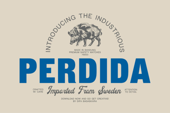 Perdida: The Bold Font That Elevates Every Project