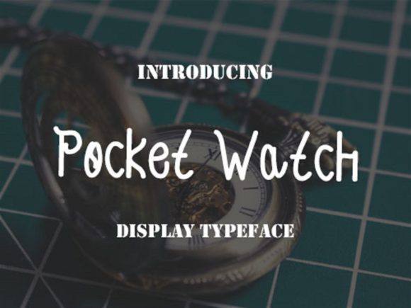 Pocket Watch: A Quirky Display Font for Creative Projects