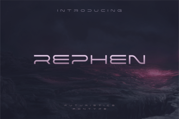 Rephen: The Futuristic Display Font for Modern Designs