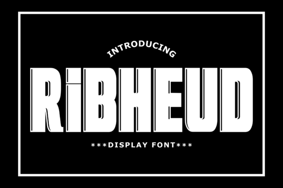 Ribheud: Bold Typography for Standout Designs