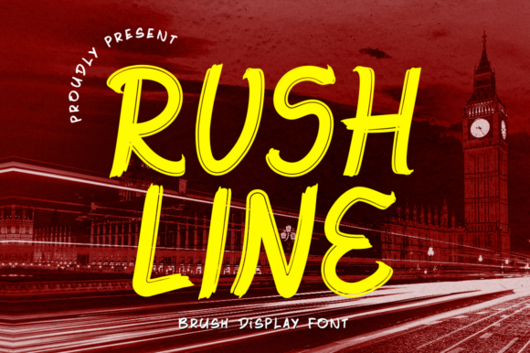 Rushline: The Fun Display Font That Brings Ideas to Life