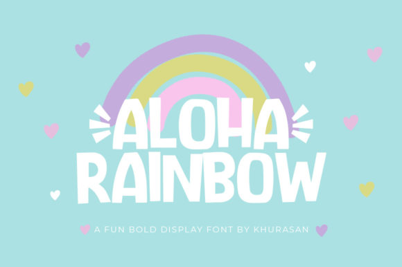 Unlocking Creativity with Aloha Rainbow: A Fun Display Font for Casual Projects