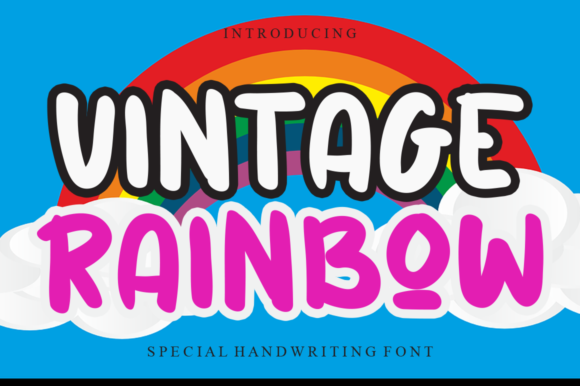 Vintage Rainbow: The Joyful Display Font Redefining Playful Design