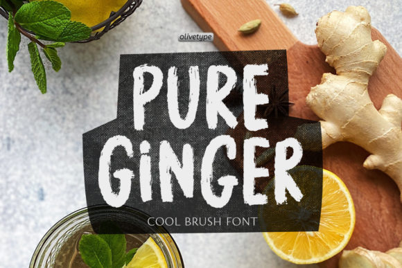 Why Pure Ginger Stands Out in Brush-Style Typography
