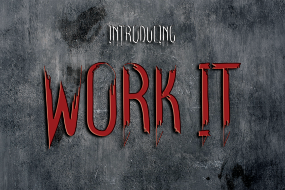 Work It: The Bold Display Font That Transforms Your Designs
